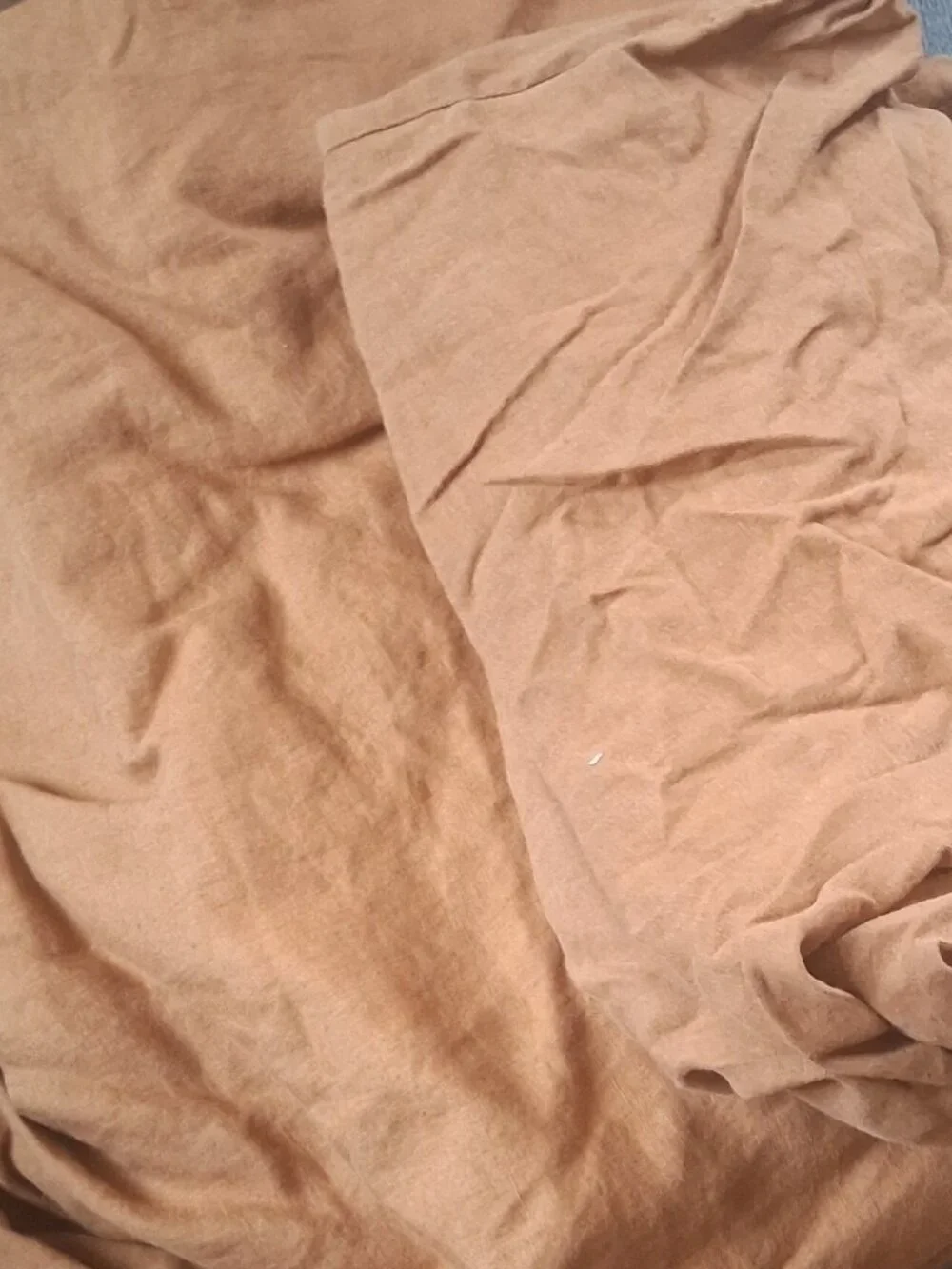 Bed Threads RUST F/Q Rust 100% Flax Linen Duvet Cover Set. 2 Euro Shams